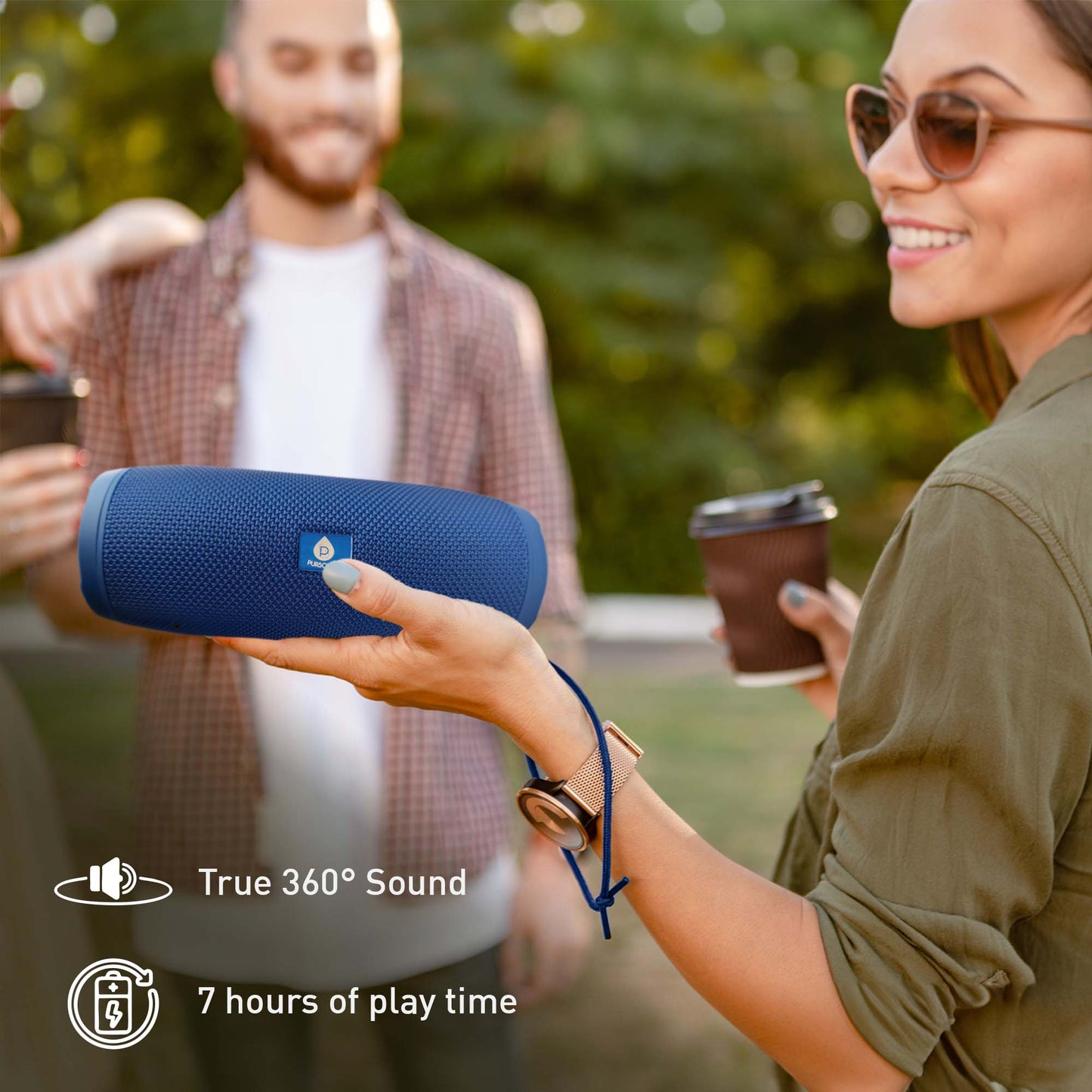 Pursonic Waterproof Wireless Speaker Bundle