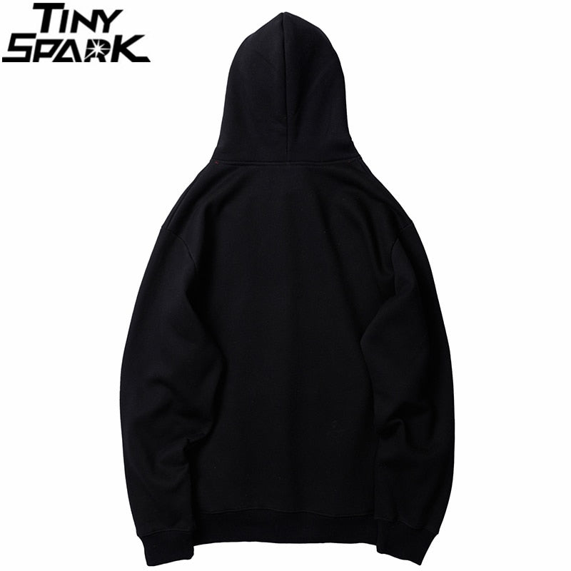 Teddy Bear Print Retro Hoodie
