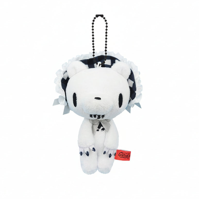Gloomy Bear Mini Lolita Keychain White