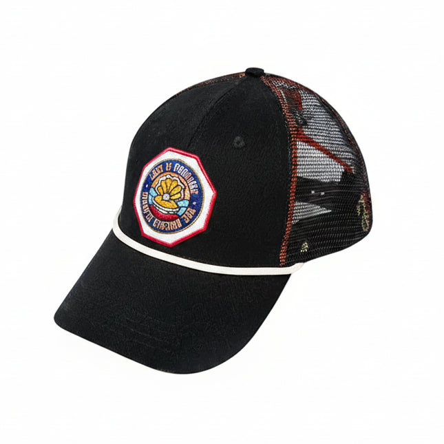 Curved Brim Fisherman Trucker Hat