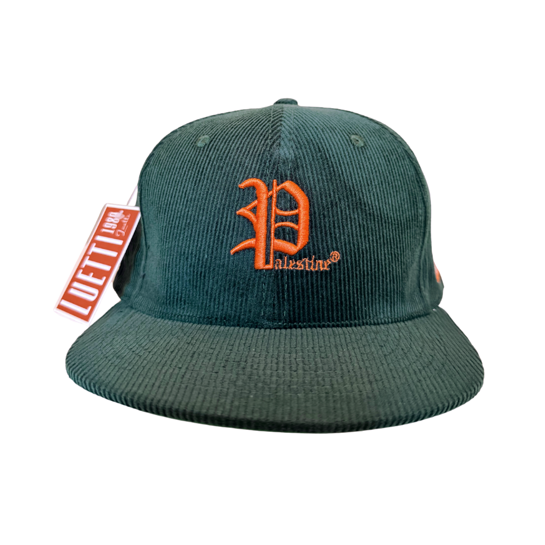 Retro Palestine Corduroy Baseball Cap