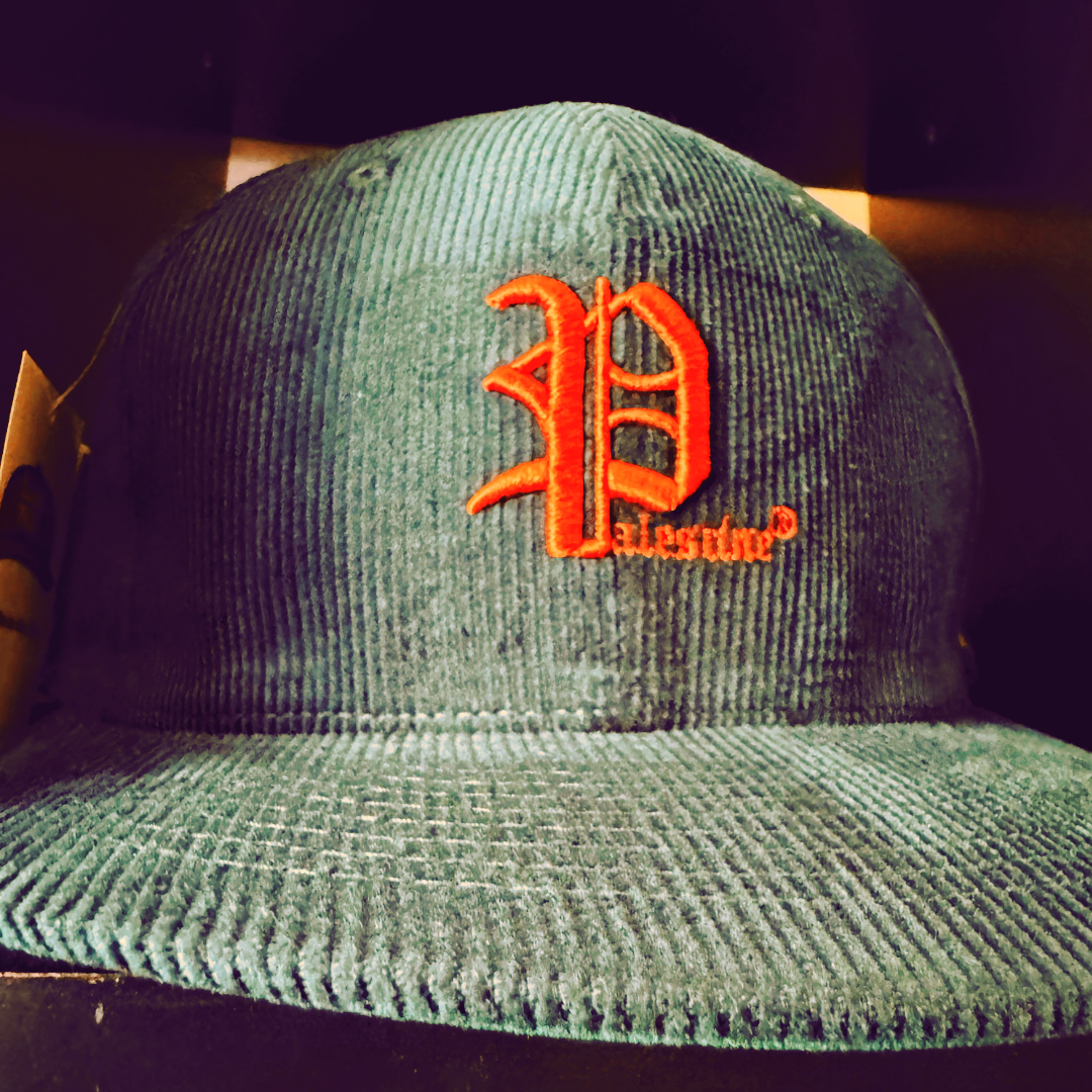 Retro Palestine Corduroy Baseball Cap