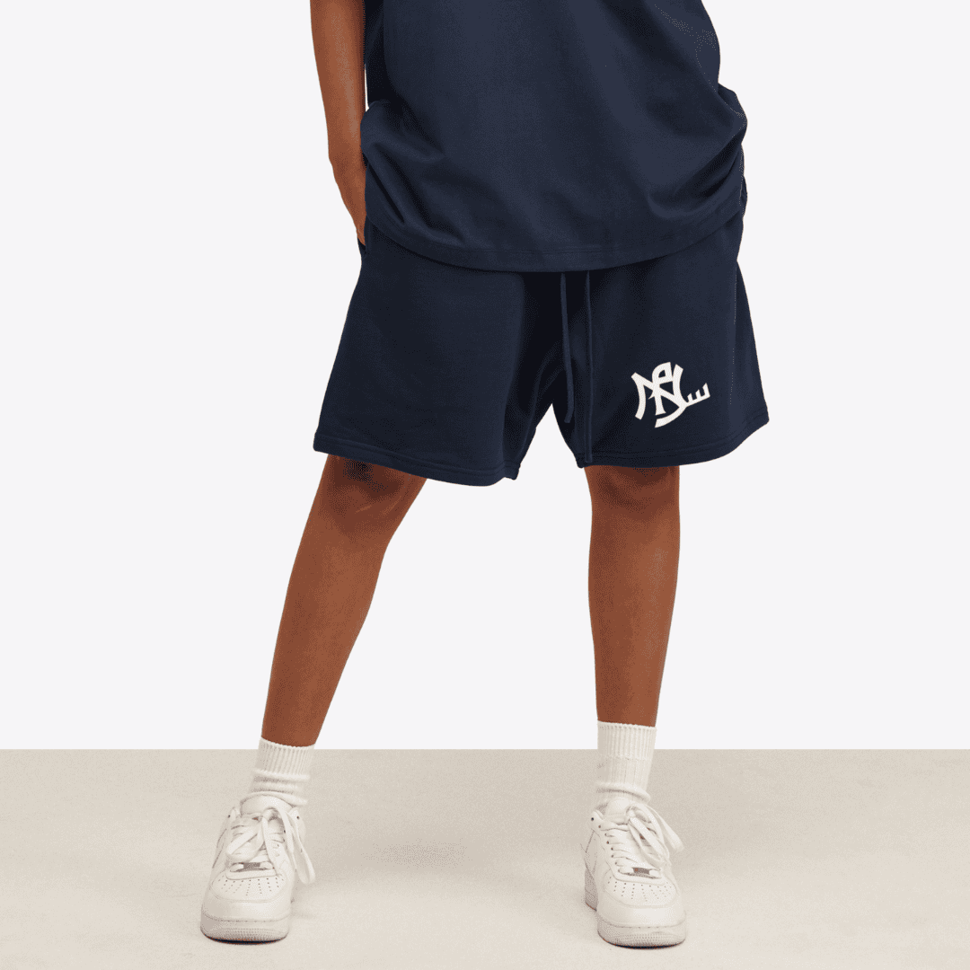 Yankees-Inspired Salam Logo Shorts