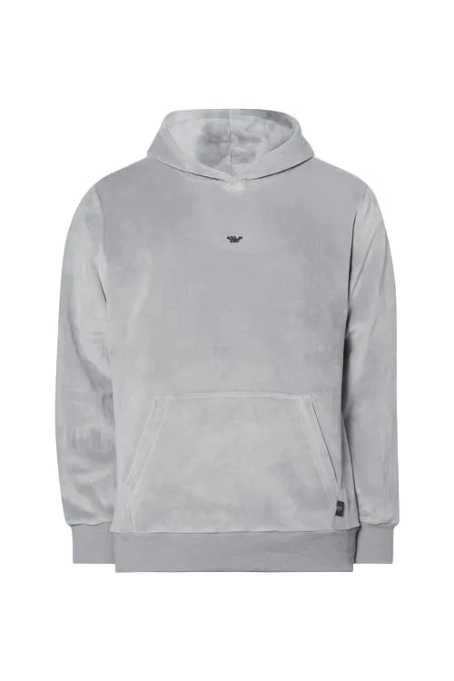 Metal Logo Velour Hoodie