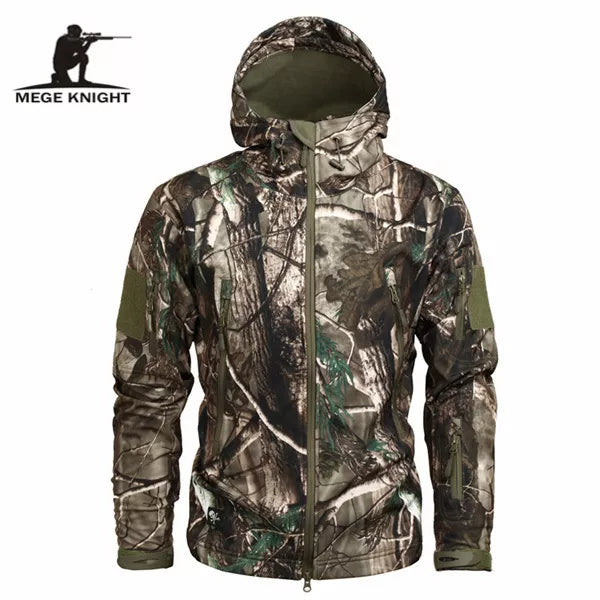 Mege Military Camo Fleece Jacket