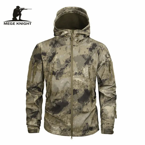 Mege Military Camo Fleece Jacket