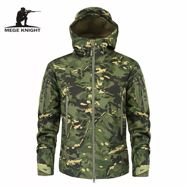 Mege Military Camo Fleece Jacket