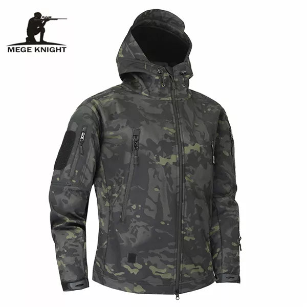 Mege Military Camo Fleece Jacket