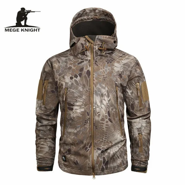 Mege Military Camo Fleece Jacket