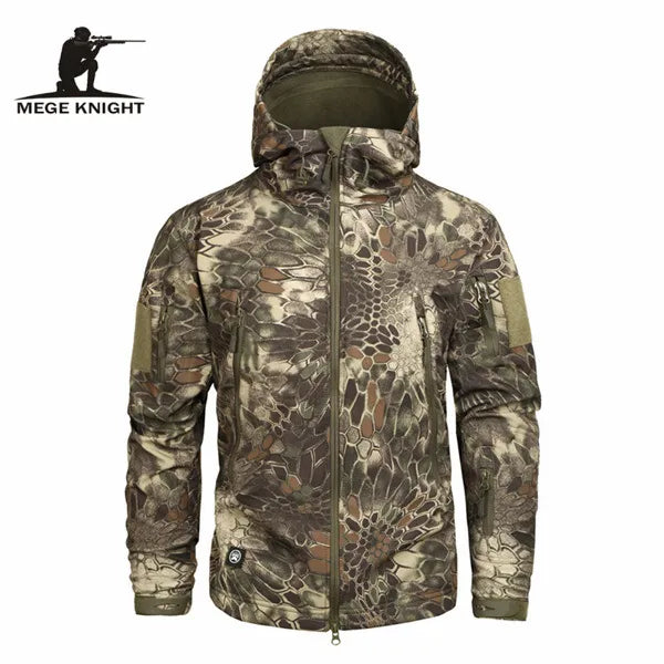 Mege Military Camo Fleece Jacket