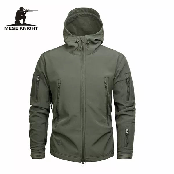 Mege Military Camo Fleece Jacket