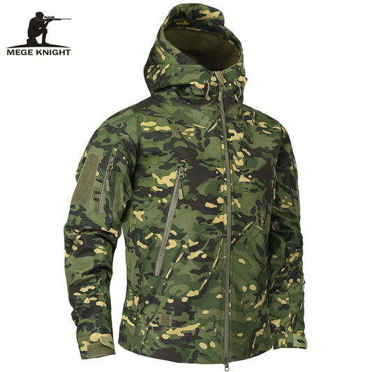 Mege Military Camo Fleece Jacket