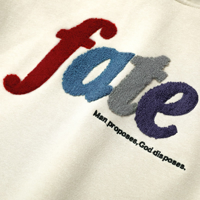 Fate Embroidered Hoodie