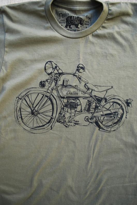 1929 Indian Motorcycle Army T-Shirt