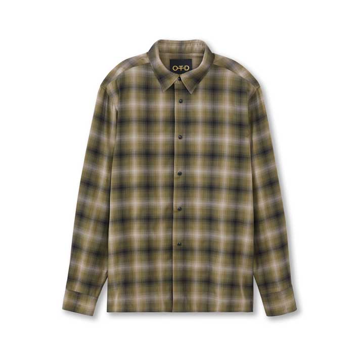 Checked Snap Button Shirt