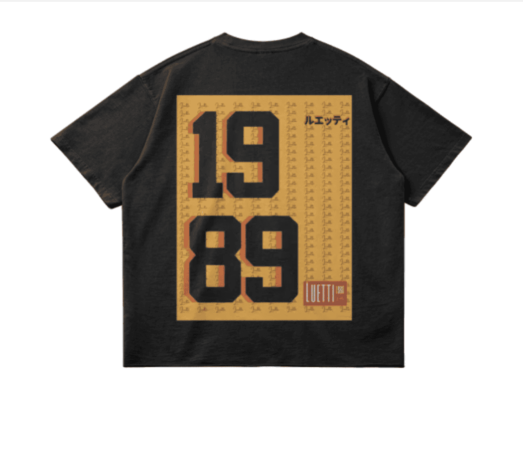 Japanese "Vintage" Script Hem Tee