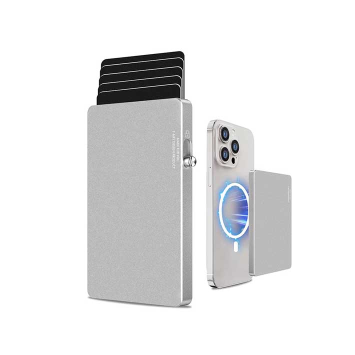 Aluminum Pop Up Slide Wallet