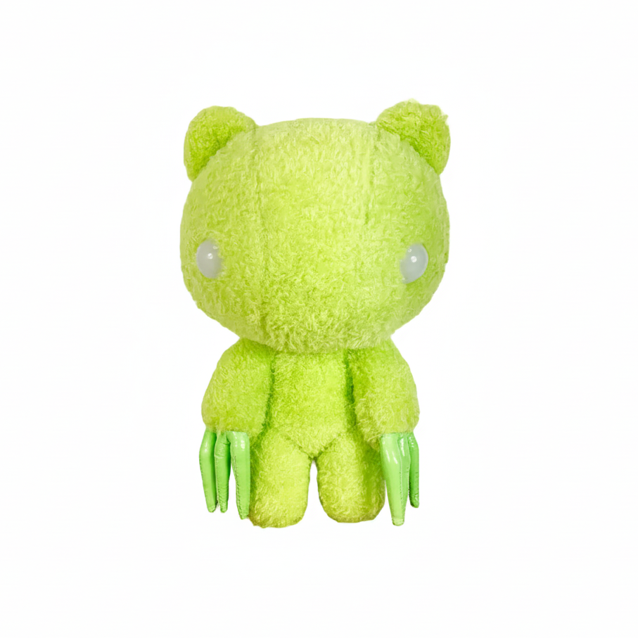 Gloomy Bear Shadow Abstraction 8" Green