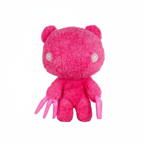 Gloomy Bear Shadow Abstraction 8" Pink