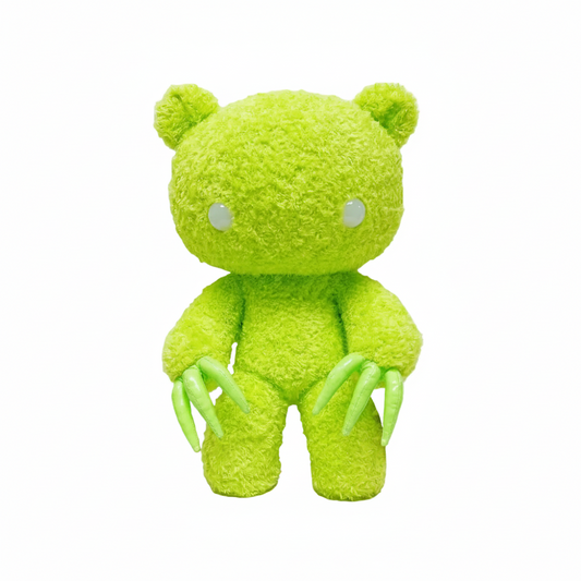 Gloomy Bear Shadow Abstraction 18" Green