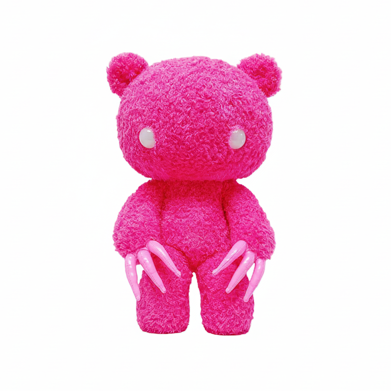 Gloomy Bear Shadow Abstraction 18" Plush Pink