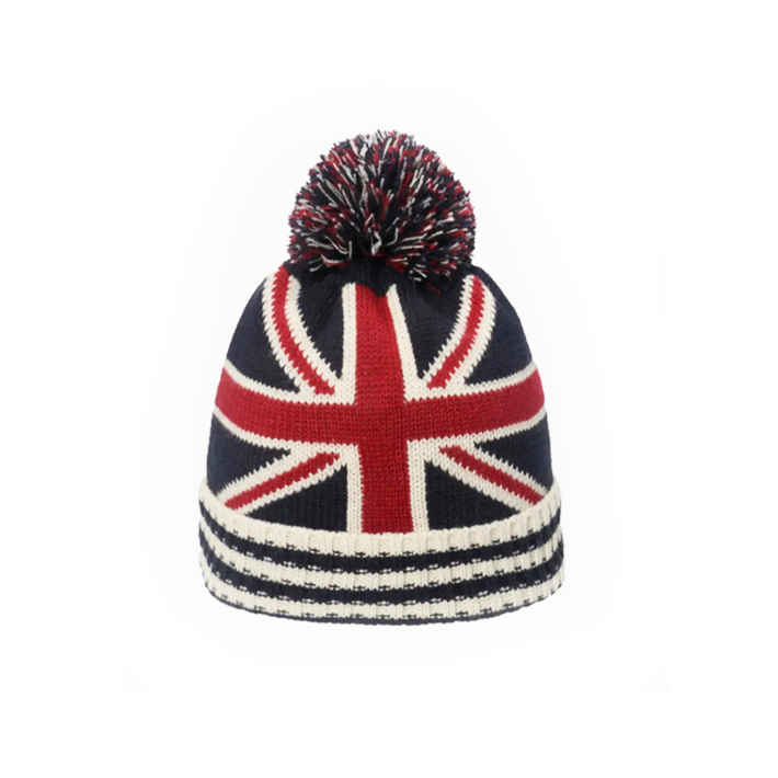Roll Rim Flag Knit Hat