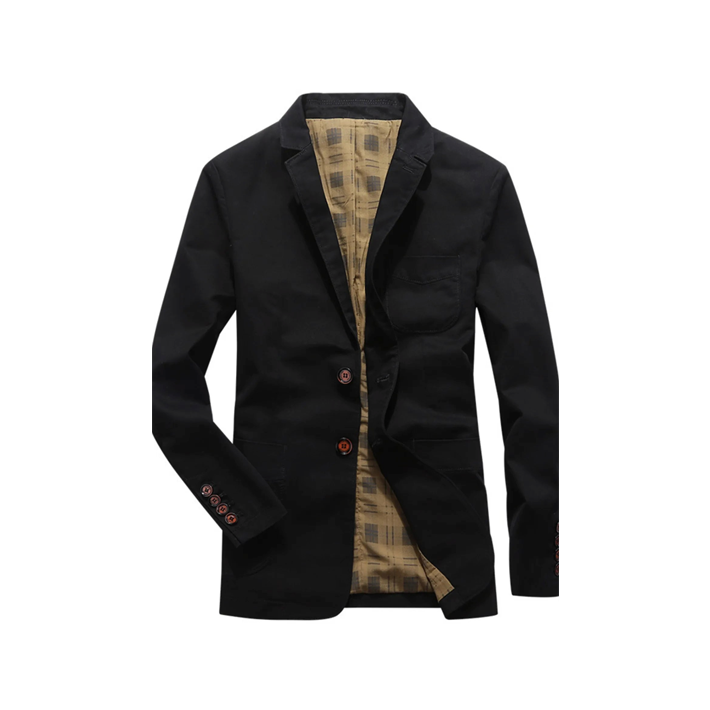 Button Up Long Sleeve Blazer