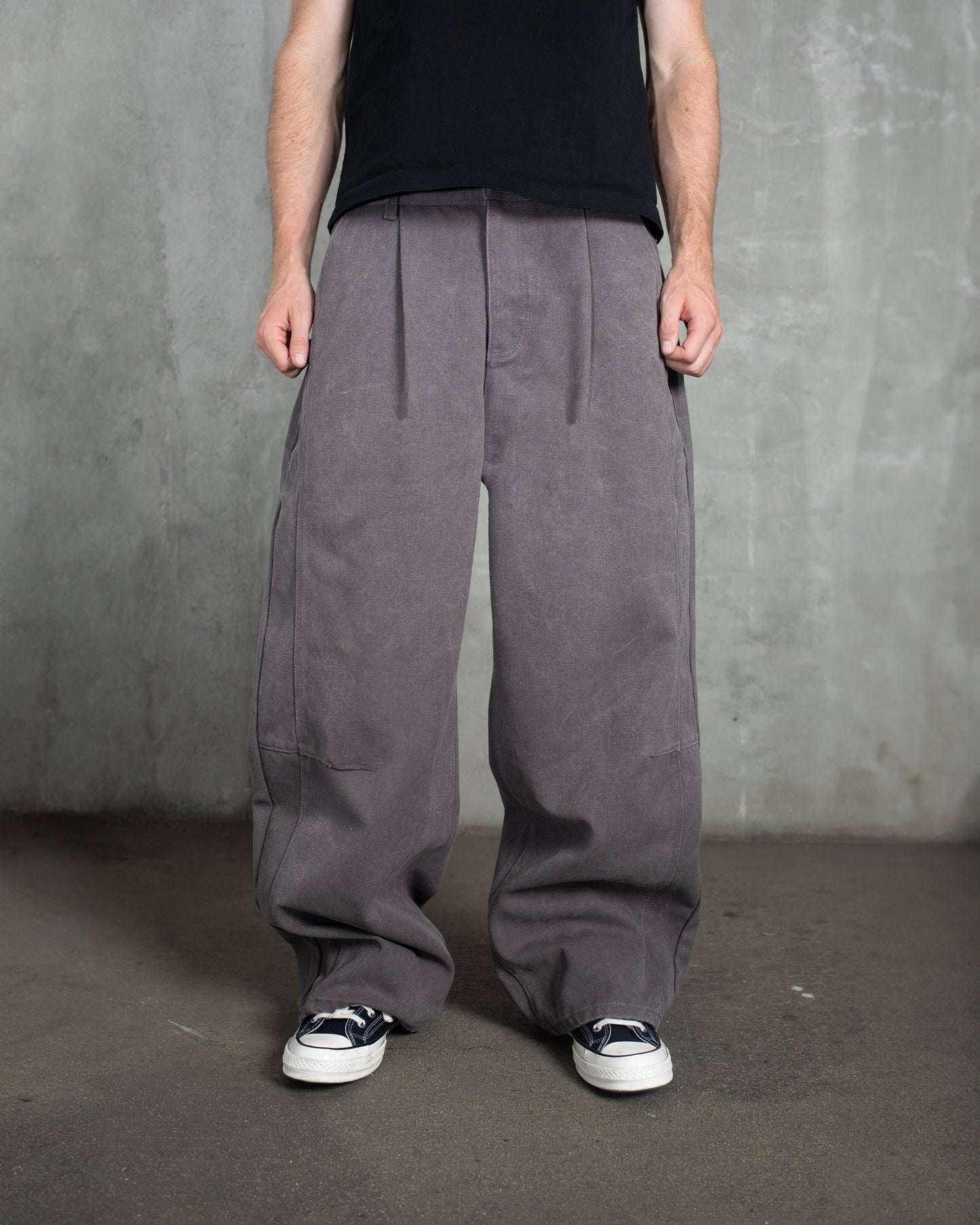 Canvas Gunmetal Light Pants