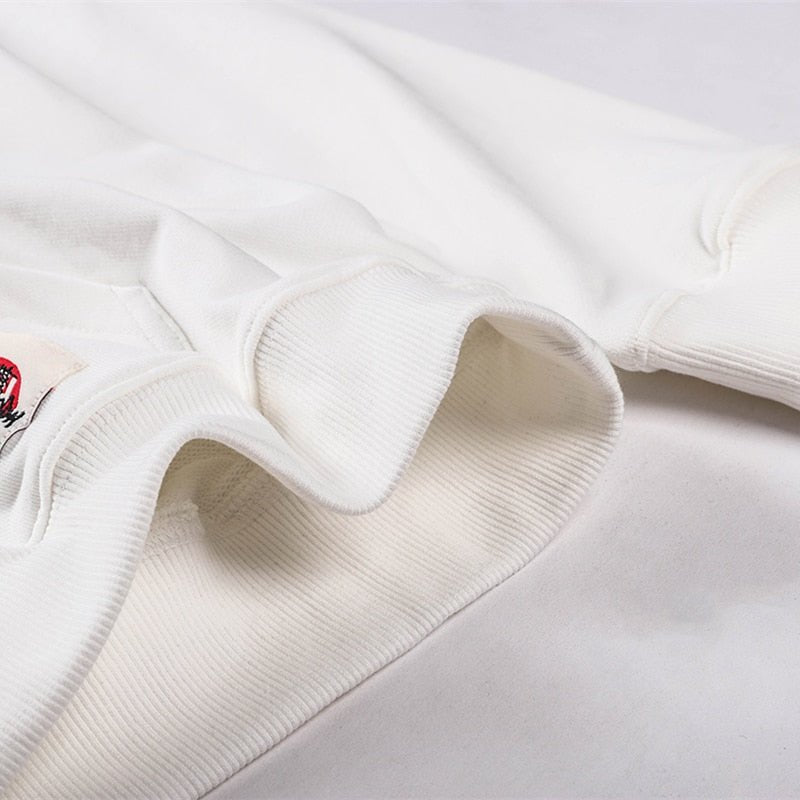 Carp Koi Embroidered Hoodie