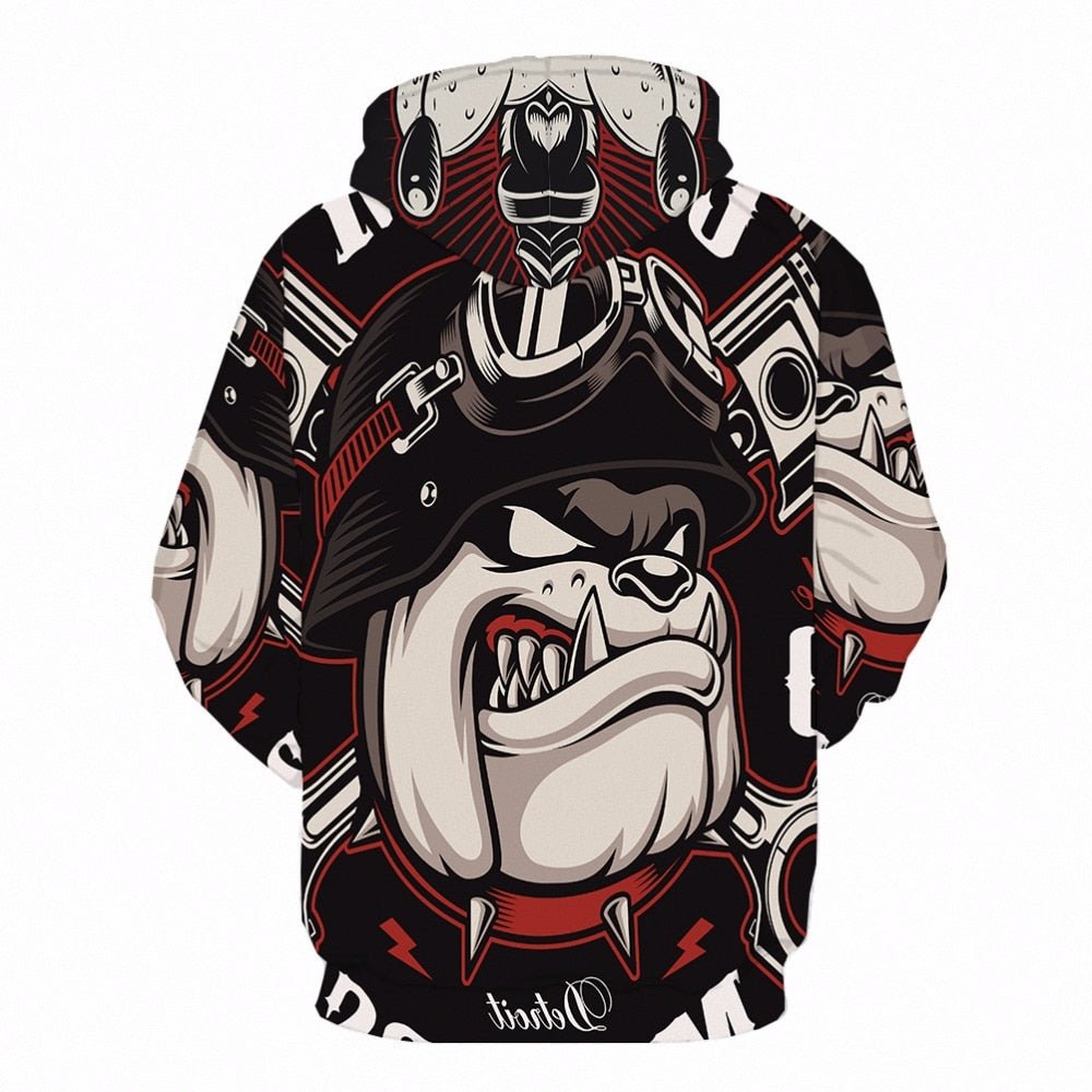 Dog Printed Hoodie