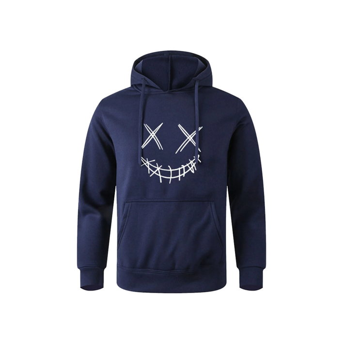 XX Smile Drawstring Hoodie