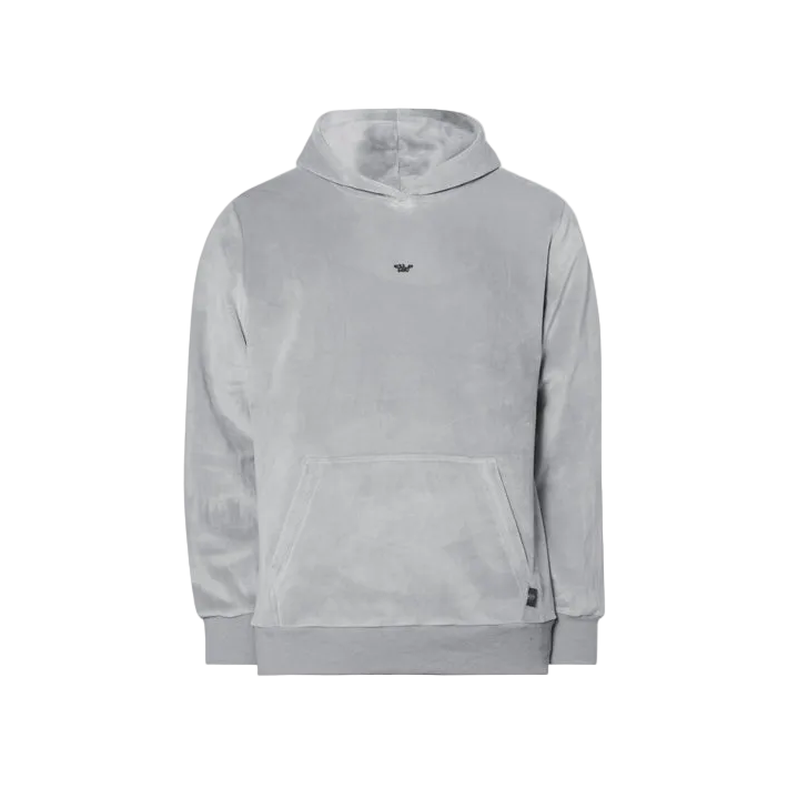 Metal Logo Velour Hoodie