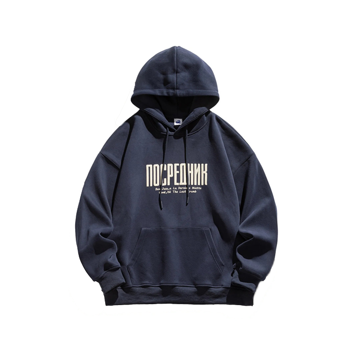 Drawstring Dropped Shoulder Hoodie