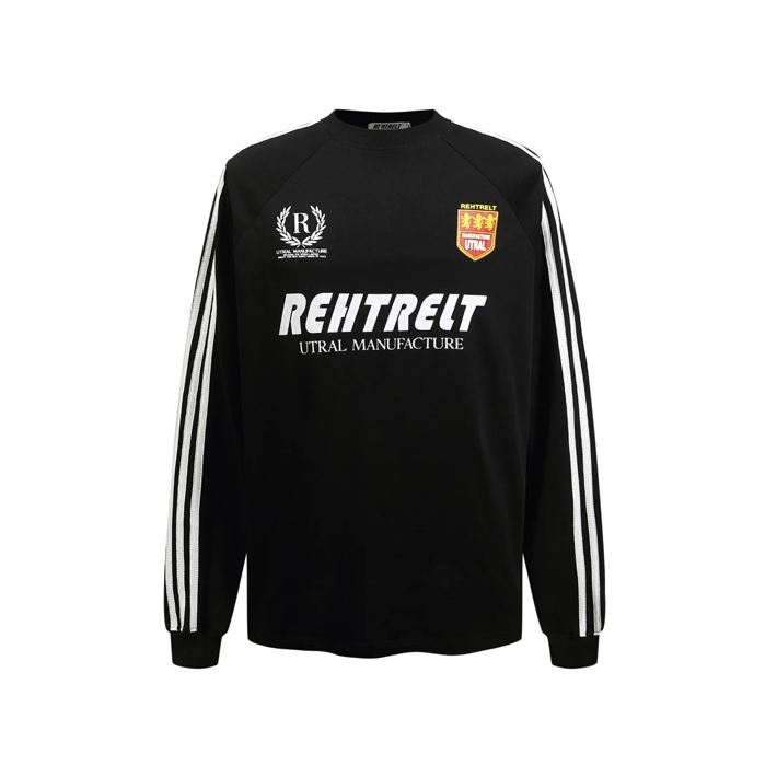Striped Long Sleeve Graphic Shirt