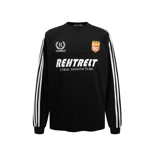 Striped Long Sleeve Graphic Shirt