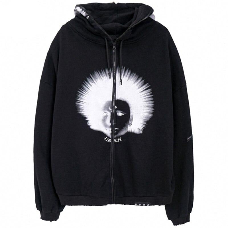 Punk Boy Zippered Hoodie