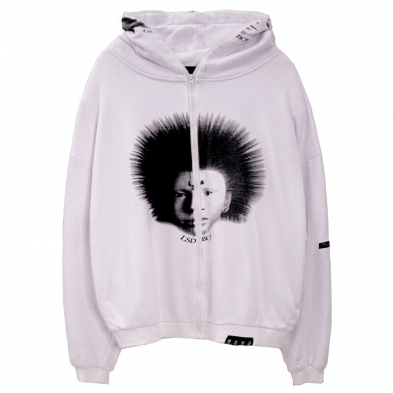 Punk Boy Zippered Hoodie