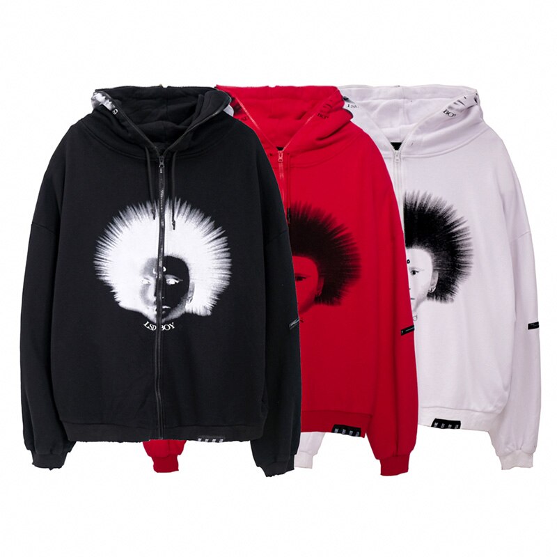 Punk Boy Zippered Hoodie