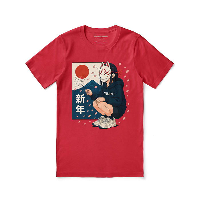 Kitsune Spark Sakura T-Shirt