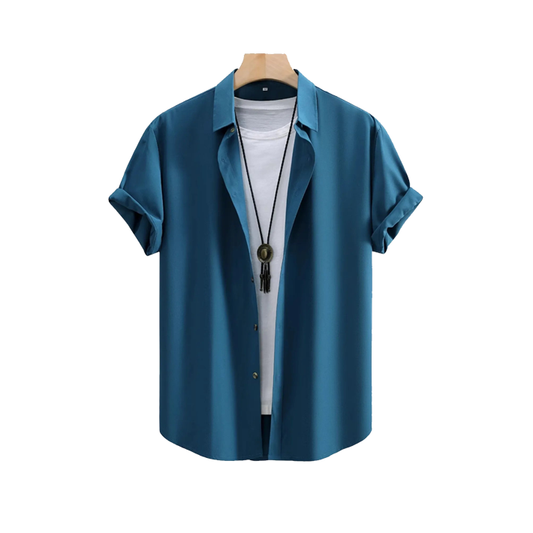Men's Button Up Short Sleeve Shirt