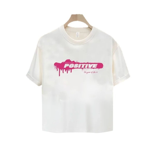 Positive Round Neck T-Shirt