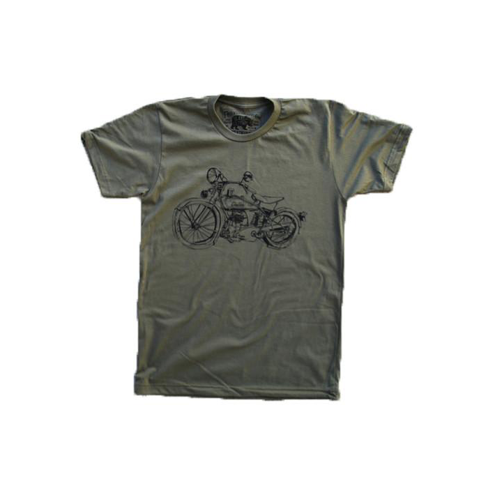 1929 Indian Motorcycle Army T-Shirt
