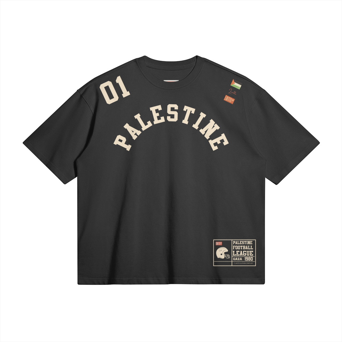 "Palestine Football League" Retro Tee