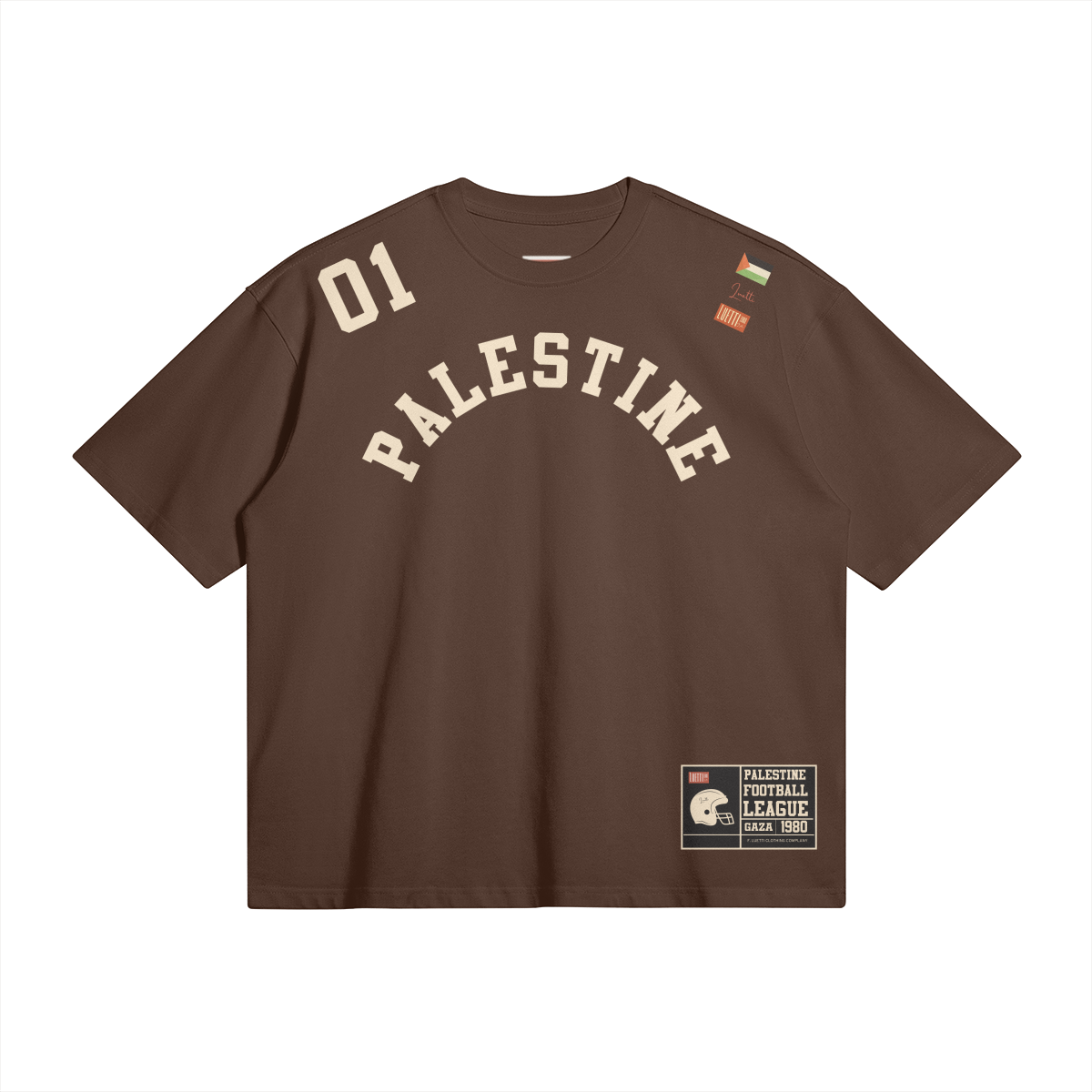 "Palestine Football League" Retro Tee