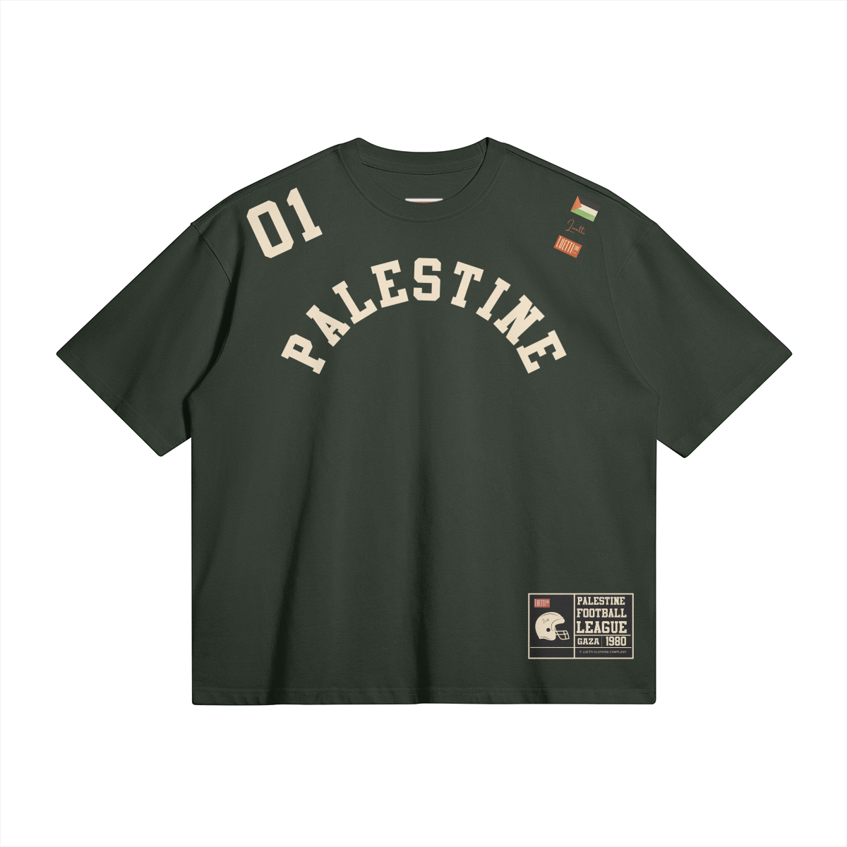 "Palestine Football League" Retro Tee