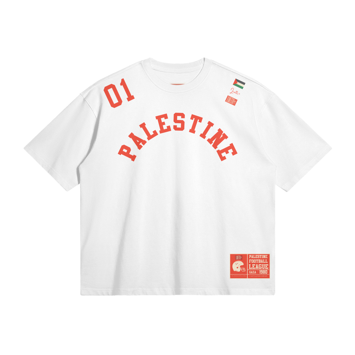 "Palestine Football League" Retro Tee