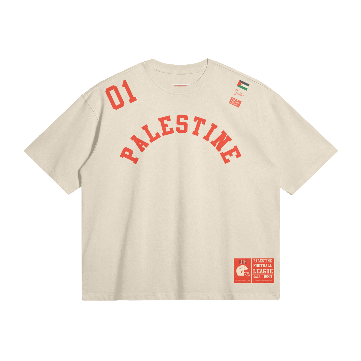 "Palestine Football League" Retro Tee