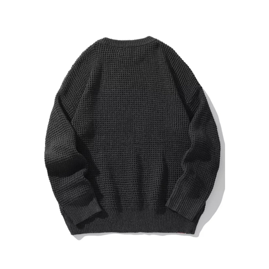 Plus Size Textured Knit Sweater