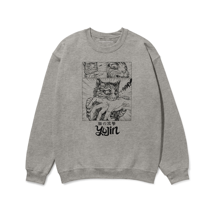 Sudden Attack Cat Sweatshirt