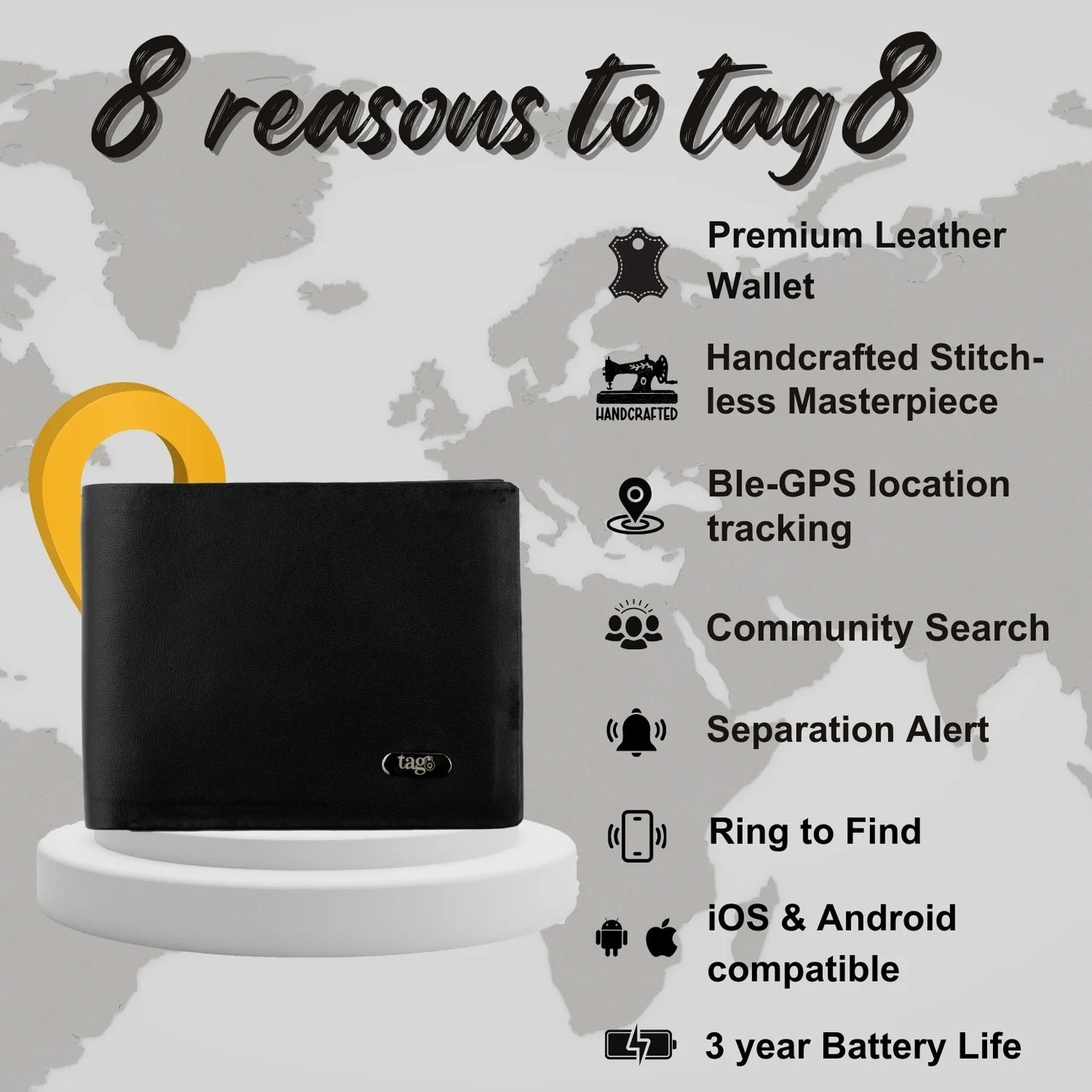 Trackable Smart Wallet